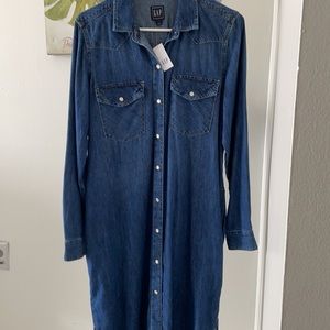 Demin Long Sleeve Dress🦋